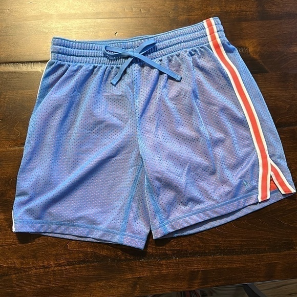 Danskin Now athletic shorts blue hot pink size small - Picture 1 of 6
